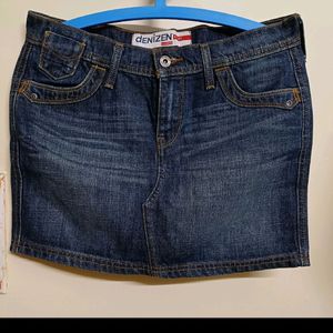 Denim Jeans Skirt From Levis