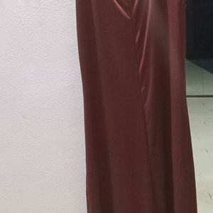 Coffee Brown Body Corn Maxi Dress