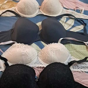 Combo Of Four Imported Fabric Bra  Calvin  Klein