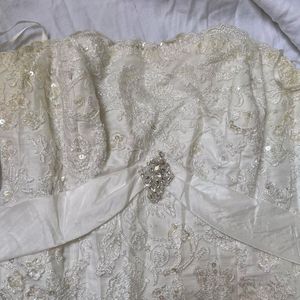 Vintage White Lace Corset