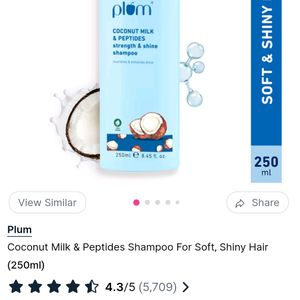 Coconut Milk & Peptides Strength & Shine Shampoo