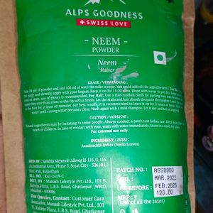 Alps Goodness Neem Powder