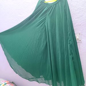 Beautiful Mehndi Green Peplum Dress