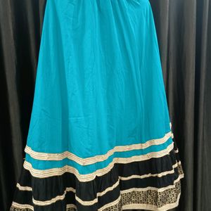 Sea Green Ethnic Skirt