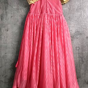 Stitched Frill Gown For Kids