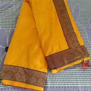 Festive Yellow Saree