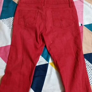 Cute Red Jeans