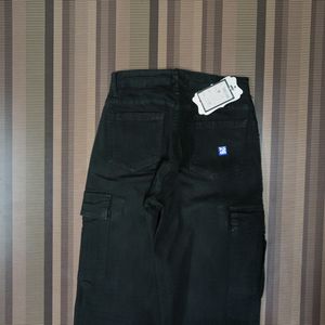 Y-19 Size 26 Cargo Straight Women Denim Jeans