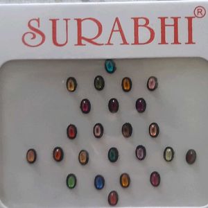 Multicolour Kundan Stone Bindi