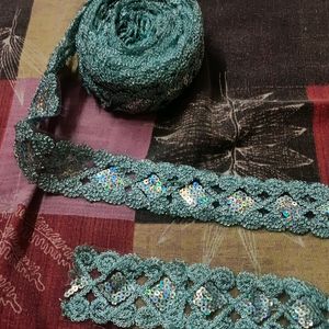 Lace For Dress ,Two Dupatta And 2 Kurti Combo