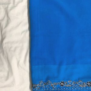 Sky Blue Saree