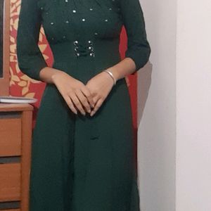 Green Frock For Women