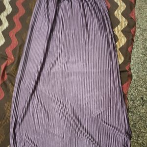 Women Satin Maxi Skirt