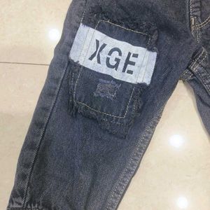 Black Denim Jeans For 1 To 2 Years Old Boy