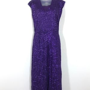 Purple Sequence Dresses(Women’s)