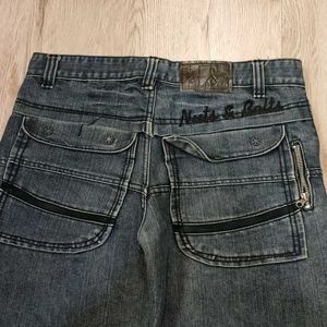 Sc5244 Nuts & Bolt Bootcut Jeans Waist 34