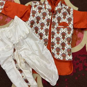 Dhoti Kurta With Waistcoat