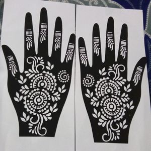 2 Pair Mehendi Sticker