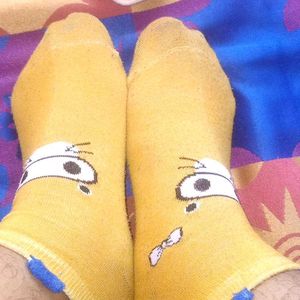 Pair Of Cute Ankle Length Socks