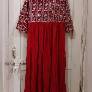 Red Kurti