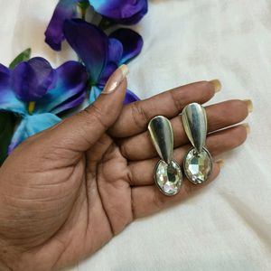 Silver Western Earrings