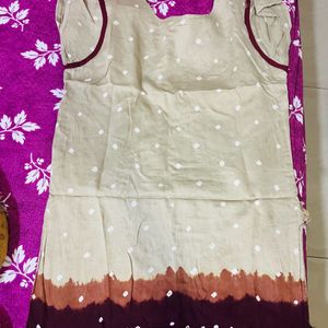 Bandhni Kurti