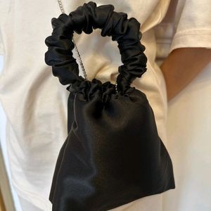 Satin Scrunchie Handbag