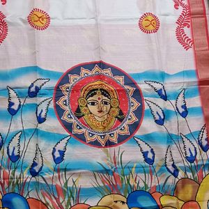 Durga Puja Special Tussar Silk Saree