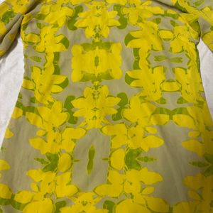 AND dress Yellow Floral