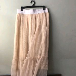 Very Pretty Net Skirt In Korean Look