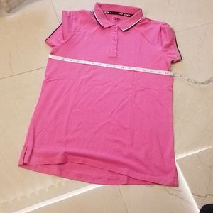 Pink Collared T Shirt