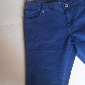 A Navy Blue Denim