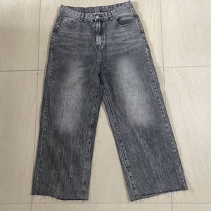 BLACK FADED KOREAN JEANS