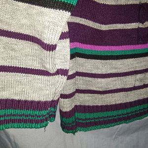 Boys Woolen Sweater In Multi Colour