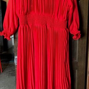 Red Maxi Dress At Discounted Rate