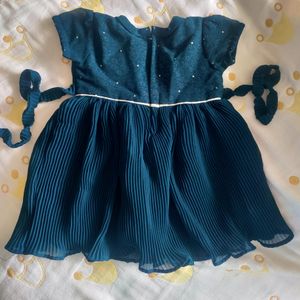 Blue Dress For Baby Girl