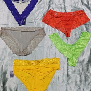 Combo Of 5 Imported Brief Nd Thong Penty