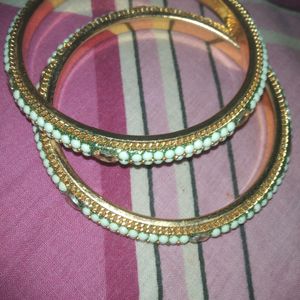 Jwellery Set Of Bangles Chains And Earrings
