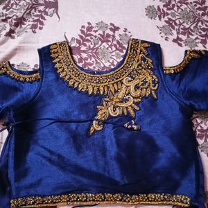 Navy Blue Blouse