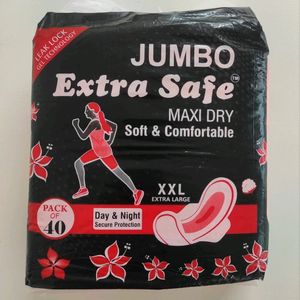 Extra Safe Sanitary Pads XXL| 40 Pieces (Women