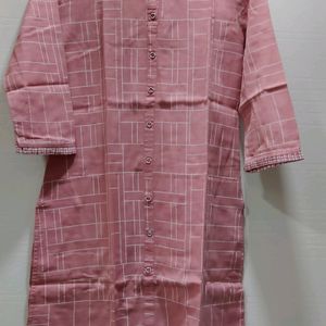 Pink Kurta Set With Pant