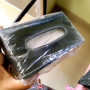 Leather Tissue Holder For Cars