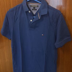 Blue Tommy Hilfiger Polo T-shirt