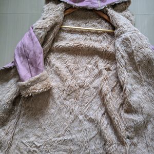 Women Suede Fur Coat