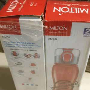 Set Of 2 New Milton Bottles