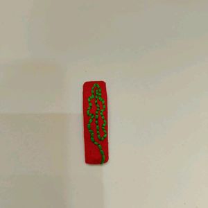 Hand Embroidery Hair Clip