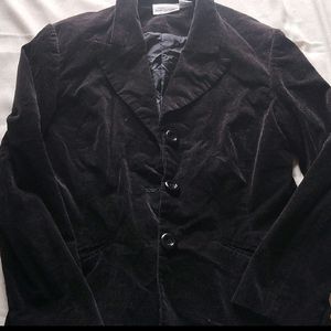 Black Velvet Blazer