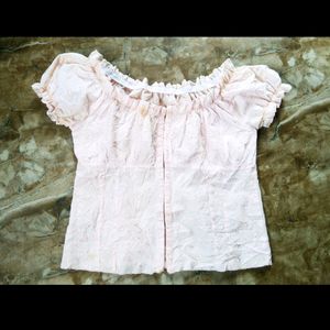 Chikankari Pink Top