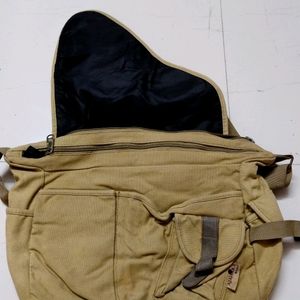 Khaki Coloured Hand Bag