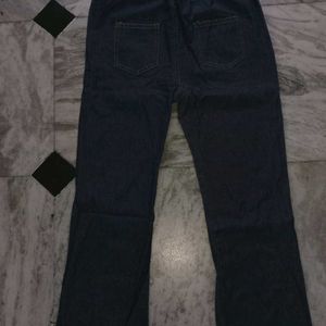 Dark Blue Straight Fit Trouser